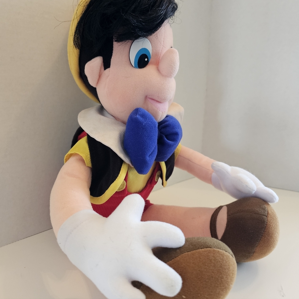 Pinocchio 18” Plush Stuffed Toy Doll Vtg 1992 Mattel Walt Disney - Picture 3 of 8